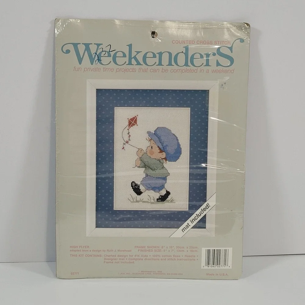 Weekenders High Flyer‎ Counted Cross Stitch Kit 02771 Ruth J Morehead Vintage